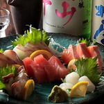 たべのみ処 げんたろう商店 - 魚介刺盛り合わせ　3名様分