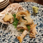 なごみや一夜 - 活ツブ貝 刺身