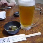 馬籠 - 生ビールでかんぱい！