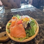 Panel Cafe - サーモンのサラダ