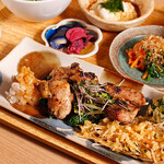 農絆卓恵 炭焼き料理とお酒 - お肉の定食