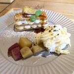 C-farm cafe - サツマイモのミルフィーユ