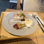 C-farm cafe - サツマイモのミルフィーユ