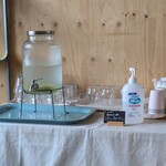 C-farm cafe - グリーンレモンのお水