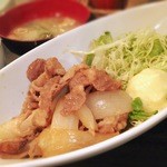 Hitsujiya Kabuto Tsu- - ラム肉のしょうが焼き定食