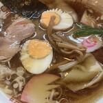亀楽 - 五目ワンタンメン950円