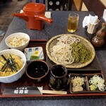 稲廼家 - ミニ親子丼セット（三種盛）