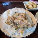 いな穂のかなぶん亭 - なめろうオン・ザ・ライス