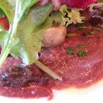 ア・ポワン - 和牛レバーの接写版（ランチの前菜）