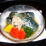 日本料理 彩々楽 - 茄子揚げ煮びだし