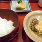 本湖月 - もどり鰹のづけ