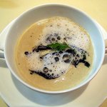 ラ・プレーヌ・リュヌ  - 茸のポタージュ