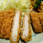 焼鳥・おでん 一会 - ロースかつ定食