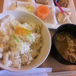 一幸 - レディース膳のホタテご飯