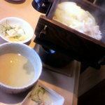 一幸 - 天重とせいろ蒸しうどん膳のうどん