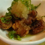 もり花 - 砂肝とハツのから揚げ！自家製ポン酢でどうぞ!!