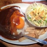 アイランド トリップ バー・カハナ - ロコモコご飯ハーフ