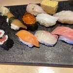 鮨処 銀座福助 - ランチメニューの「磯」