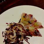 CIVIDALE - 鮮魚カルパッチョ♡（本日はイトヨリ鯛だそうです♪）