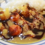 いばらん亭 - いばらんソースをかけたカレー