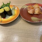 回転寿司 鮮 - イカ数の子　赤貝