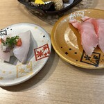 回転寿司 鮮 - カワハギ　金目鯛