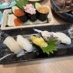 回転寿司 鮮 - イカ5点