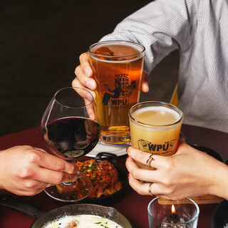 クラフトビールで乾杯