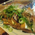 うちのおかん時々おとん - 焼き厚揚げのねぎまみれ