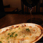 酒厨房 pei - タラとじゃがいもとブルーチーズのグラタン