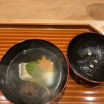 本城 - 甘鯛吸物（どんこ椎茸･霞大根･紅葉人参）