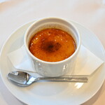 信州蕎麦茶のクリームブリュレ