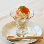 十十ポテトサラダ　‐鮭の親子仕立て-