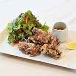 ハーブ鶏の塩麴唐揚げ油淋鶏ソース