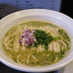 丿貫 - 牡蠣とエスカルゴの合わせ蕎麦 1200円