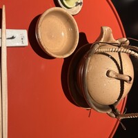 一舞庵 - 車海老と松茸の土瓶蒸し