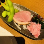 新潟肉と海鮮・50種の地酒 つるまる - 