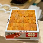 恵比寿 鮨 はつめ - 箱雲丹見せていただきました！