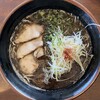 新月 - ラーメン　魚介＆豚骨ハーフスープ
730円