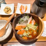 こめらく たっぷり野菜とお茶漬けと。 - 