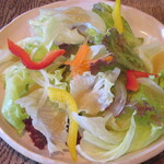 茶房虹の村陶苑 - サラダ