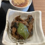 CHINESE DINING 瑞 - 【小鉢】秋ナスと凍らせ豆腐の甘味噌炒め