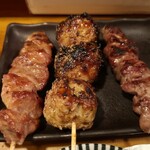 やきとん 赤尾 - ○たんした、◎つくね、○かしら