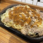 グルメ風月 - メガ盛り‼︎ビーフバター焼きLLセット¥1690
（パスタ増量¥100+ライス大盛り¥50）