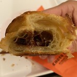 サンマルクカフェ - チョコクロの断面