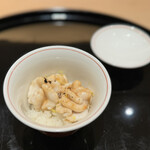 まき村 - 焼き白子の蒸し寿司