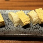 奥新 鮨屋のうおきん - べったら漬け、玉子焼き