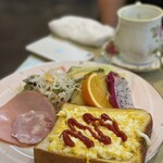 喫茶ツヅキ - モーニングCセット