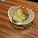 奥新 鮨屋のうおきん - ザーサイ塩漬け