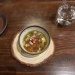 271077349 - 岩魚とそばがき　イクラ